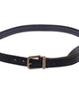 Dolce & Gabbana Blue Leather Logo Belt