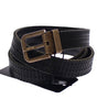 Dolce & Gabbana Blue Leather Logo Belt