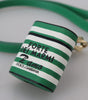 Dolce & Gabbana Green Leather Strap Gold Metal Logo Airpods Case