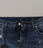 Dolce & Gabbana Blue Cotton Tattered Men Denim Jeans