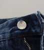 Dolce & Gabbana Blue Cotton Tattered Men Denim Jeans