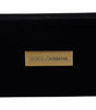 Dolce & Gabbana Black Velvet Logo Plaque Storage Bracelet Jewelry Box