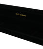 Dolce & Gabbana Black Velvet Logo Plaque Storage Bracelet Jewelry Box