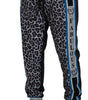 Dolce & Gabbana Multicolor DG King Leopard Print Jogger Pants