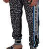 Dolce & Gabbana Multicolor DG King Leopard Print Jogger Pants