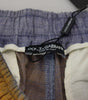 Dolce & Gabbana Brown Linen Drawstring Cargo Pants