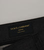 Dolce & Gabbana Black Silk Bandana Print Pants