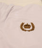 Dolce & Gabbana White Polyester Crown Logo Jogger Pants