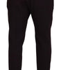 Dolce & Gabbana Brown Cotton Chino Men Pants