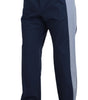 Dolce & Gabbana Blue Cotton Straight Fit Pants