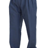 Dolce & Gabbana Blue Linen Chino Men Formal Pants