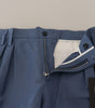 Dolce & Gabbana Blue Linen Chino Men Formal Pants