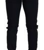 Dolce & Gabbana Black Wool Slim Formal Pants