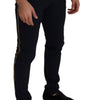 Dolce & Gabbana Black Wool Slim Formal Pants