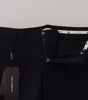 Dolce & Gabbana Black Wool Slim Formal Pants