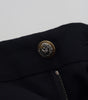 Dolce & Gabbana Black Wool Slim Formal Pants