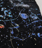 Dolce & Gabbana Black Cotton Color Splash Print Denim Jeans