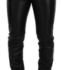 Dolce & Gabbana Black Shiny Stretch Skinny Pants