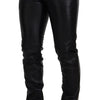 Dolce & Gabbana Black Shiny Stretch Skinny Pants
