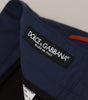 Dolce & Gabbana Blue Cotton Chino Formal Pants