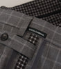Dolce & Gabbana Grey Cotton Checkered Chino Pants