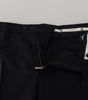 Dolce & Gabbana Black Polyester Chino Formal Pants