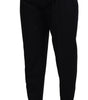 Dolce & Gabbana Black Cotton Chino Formal Pants