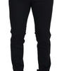 Dolce & Gabbana Black Wool Chino Formal Pants