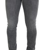 Dolce & Gabbana Grey Washed Cotton Skinny Denim Jeans