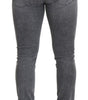 Dolce & Gabbana Grey Washed Cotton Skinny Denim Jeans