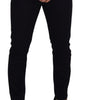 Dolce & Gabbana Black Cotton Skinny Casual Denim Jeans