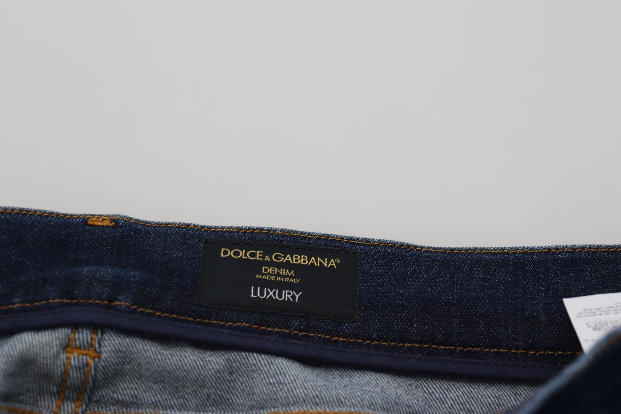Dolce & Gabbana Blue Washed Cotton Casual Denim Jeans