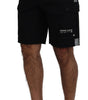 Dolce & Gabbana Black Bermuda Cargo Casual Shorts