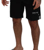 Dolce & Gabbana Black Bermuda Cargo Casual Shorts