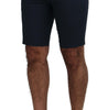 Dolce & Gabbana Blue Bermuda Low Waist Men Shorts