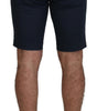 Dolce & Gabbana Blue Bermuda Low Waist Men Shorts