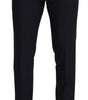 Dolce & Gabbana Black Wool Men Formal Pants