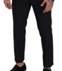 Dolce & Gabbana Black Wool Men Formal Pants