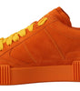 Baskets à lacets en daim orange chic Dolce &amp; Gabbana