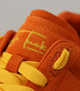Baskets à lacets en daim orange chic Dolce &amp; Gabbana