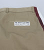 Dolce & Gabbana White Brown Slim Fit Chino Pants