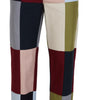 Dolce & Gabbana Multicolor Cotton Patchwork Pants