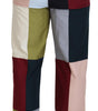 Dolce & Gabbana Multicolor Cotton Patchwork Pants