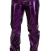 Dolce & Gabbana Purple Shining Men Casual Pants
