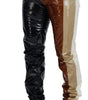 Dolce & Gabbana Multicolor Shining Slim Fit Men Denim Jeans