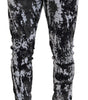 Dolce & Gabbana Multicolor Cotton Tie Dye Skinny Denim Jeans