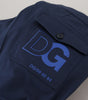 Dolce & Gabbana Blue Cotton Men Cropped Pants