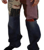 Dolce & Gabbana Multicolor Silk Patchwork Men Denim Jeans