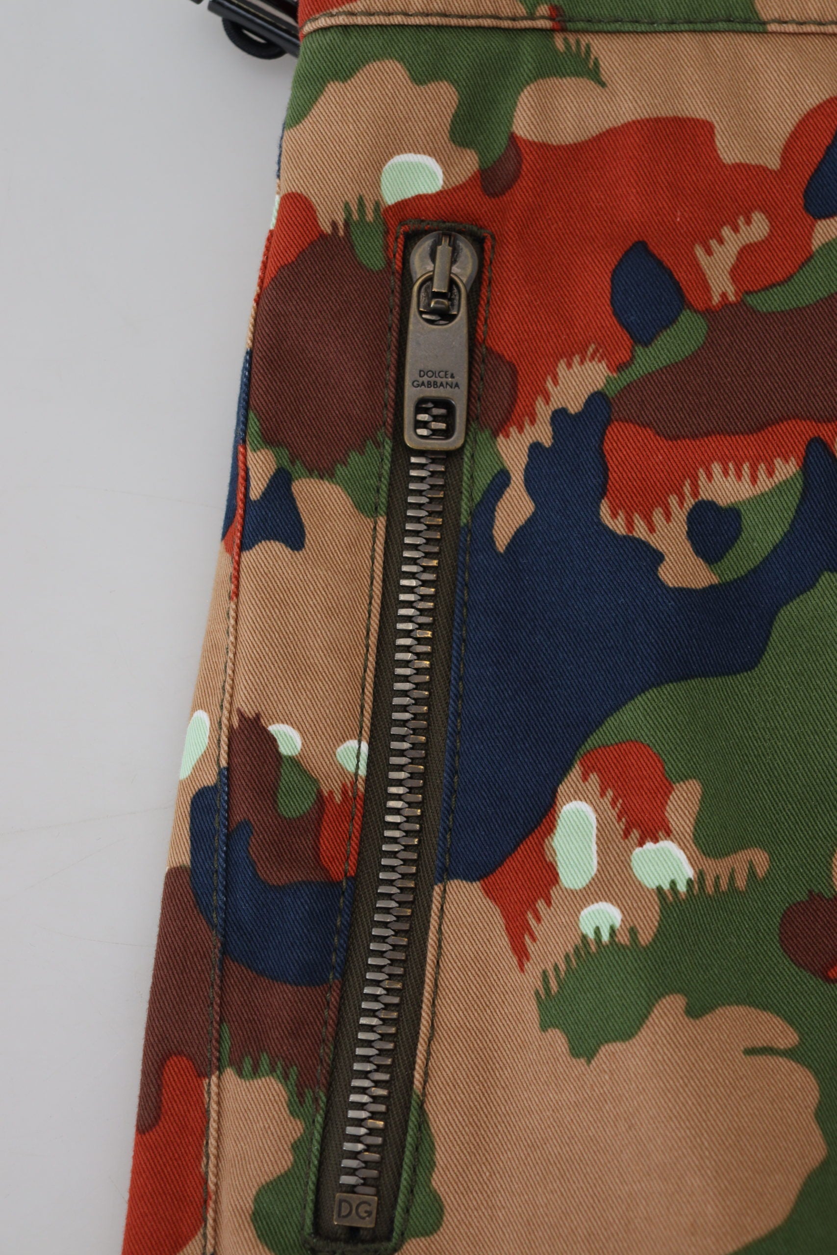 Short cargo multicolore de créateur italien Dolce & Gabbana