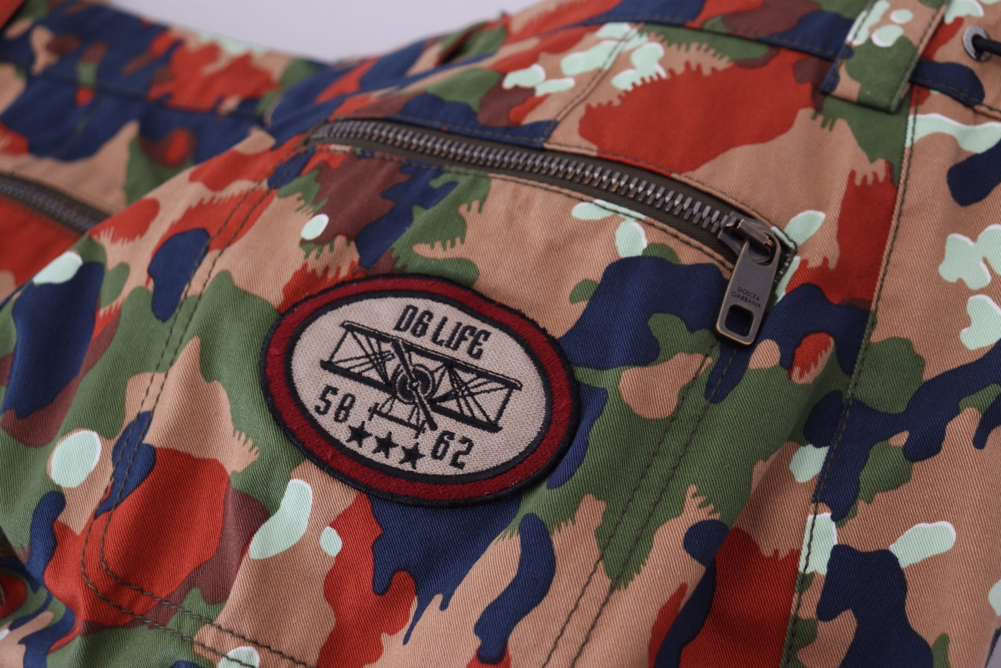 Short cargo multicolore de créateur italien Dolce & Gabbana